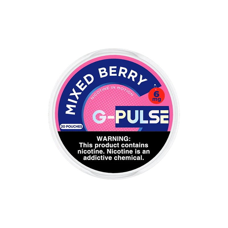 g-pulse mixed berry nicotine pouches