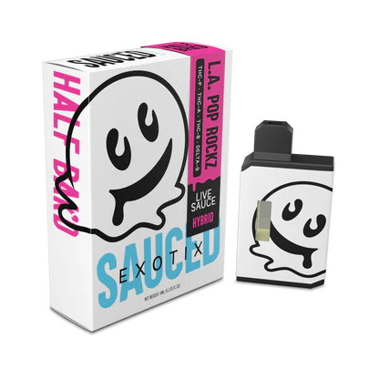 Half Bakd Sauced Exotix THC-A Blend Disposable Vape Kit 4G