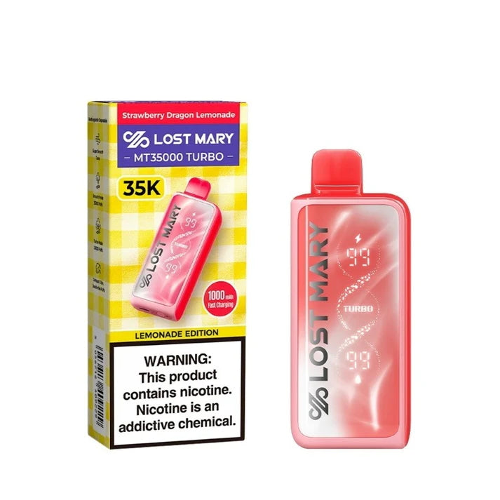 vape club lost mary Lost Mary MT35000 Turbo Lemonade Edition Disposable Vape – Vape Bar Club