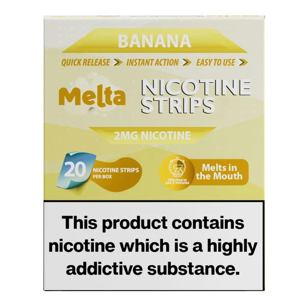 banana melta nicotine strips
