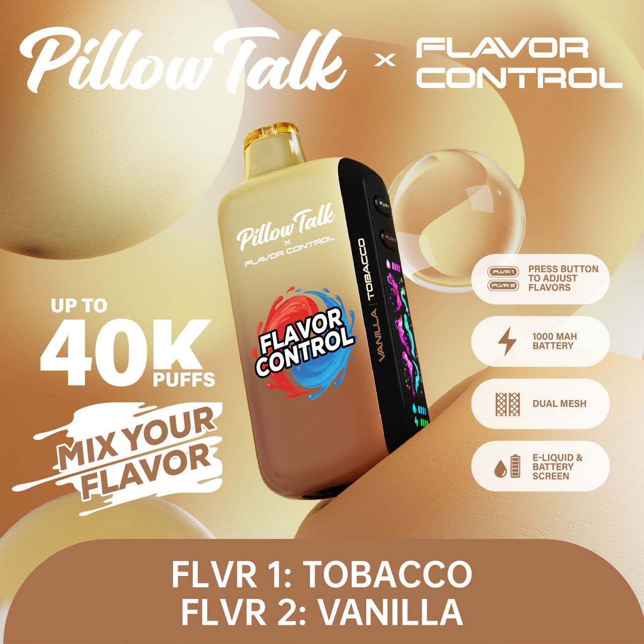 pillow talk flavor control fc40k