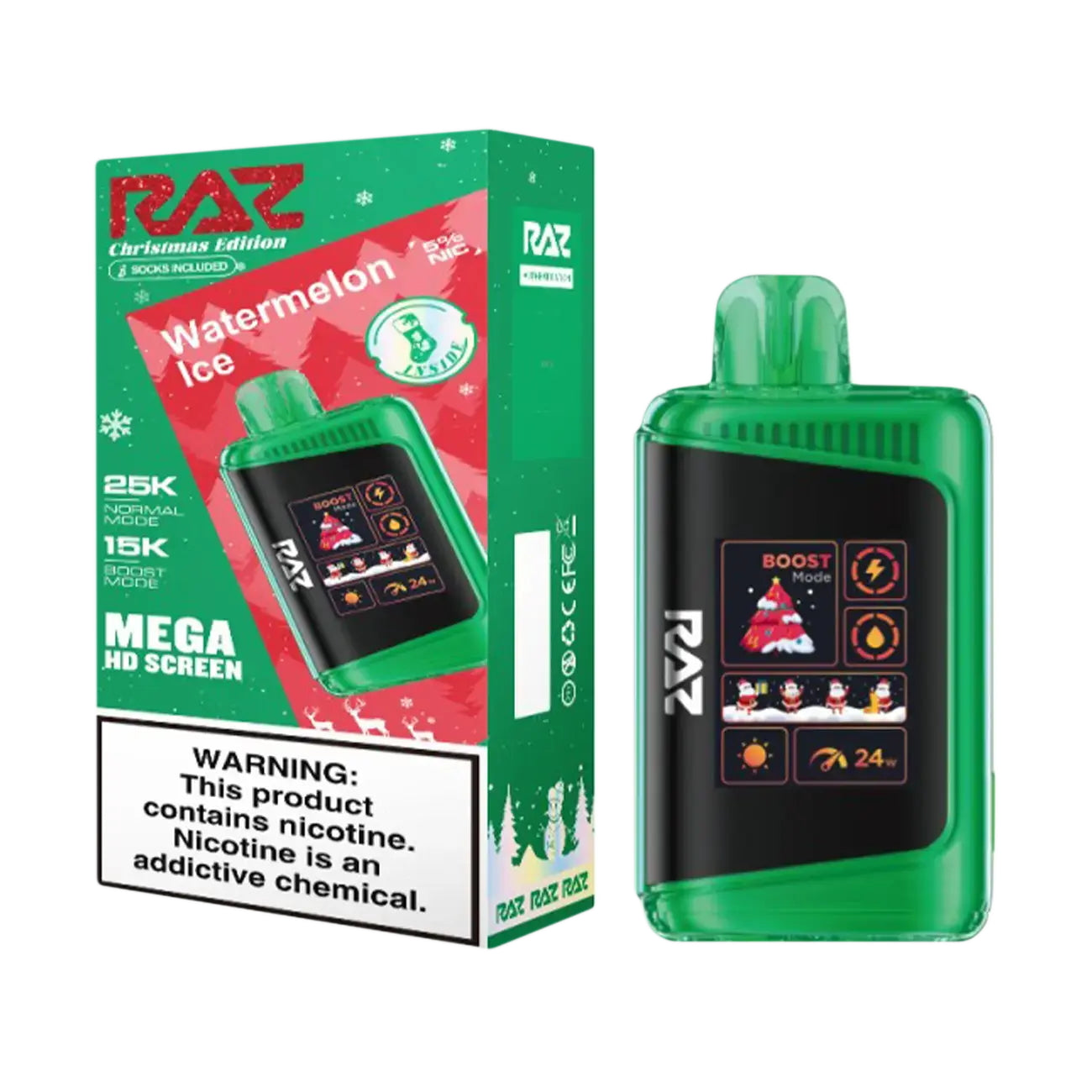 RAZ LTX 25K Christmas Edition Disposable Vape