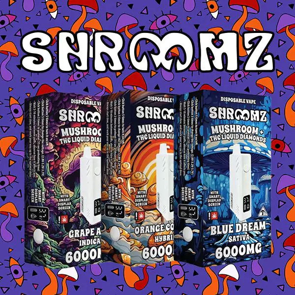 Shroomz THC Liquid Diamonds Mushroom Disposable Vape 6G Vape Bar Club Shroomz THC Liquid Diamonds Mushroom Disposable Vape 6G Vape Bar Club