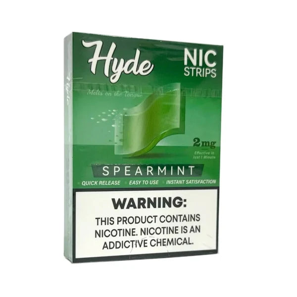 spearmint hyde nicotine strips