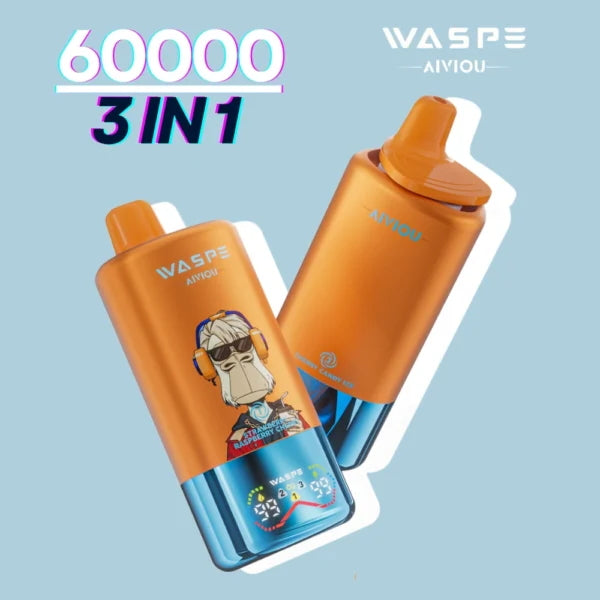 WASPE 60K 3-in-1 Triple Flavor Disposable Vape 60000 Puffs Vape Bar Club WASPE 60K 3-in-1 Triple Flavor Disposable Vape 60000 Puffs Vape Bar Club