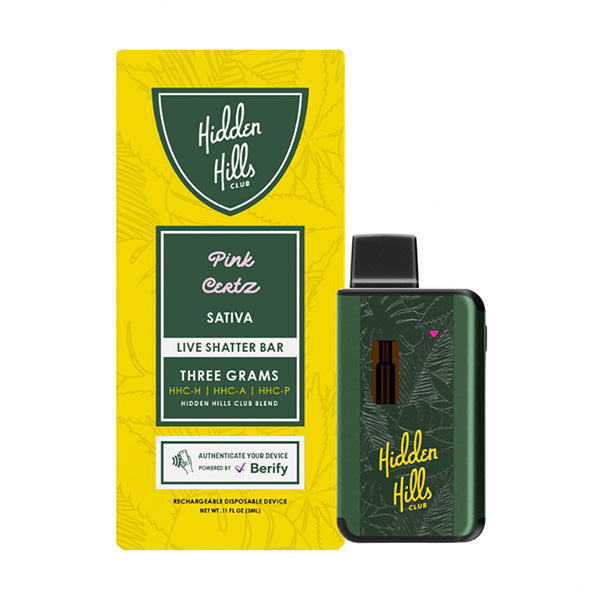 Hidden Hills Live Shatter HHC Blend Disposable Vape