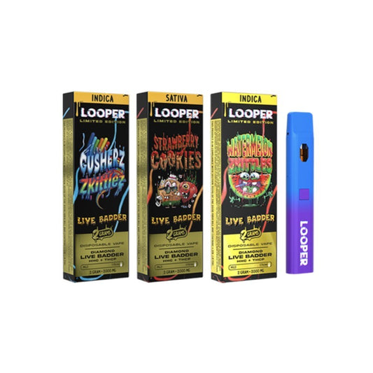 Looper Live Badder Disposable Vape Kit THC HHC 2g