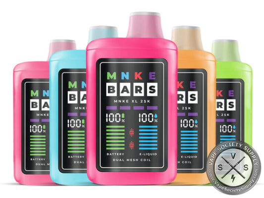 MNKE Bars XL 25K Zero Nicotine Disposable Vape