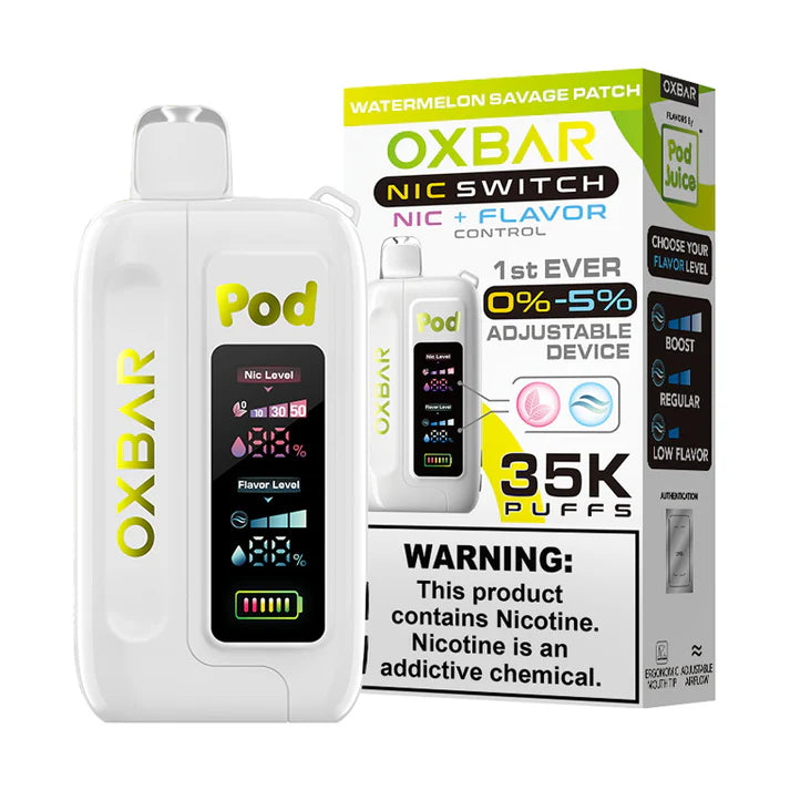 OXBAR X Pod Juice Nic Switch 35K 5% Disposable Vape