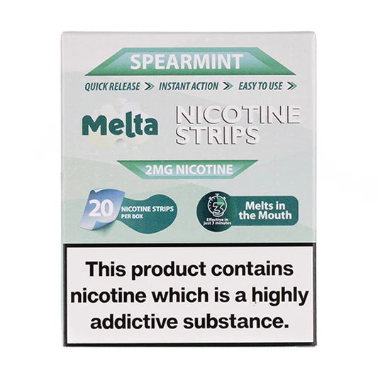 spearmint melta nicotine strips