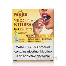 vanilla melta nicotine strips