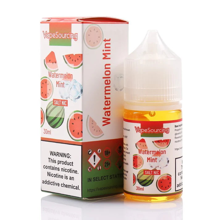 vapesourcing salt series watermelon mint e-juice