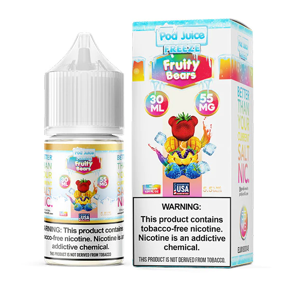 Pod Juice FREEZE Fruity Bears E-Liquid 100mL