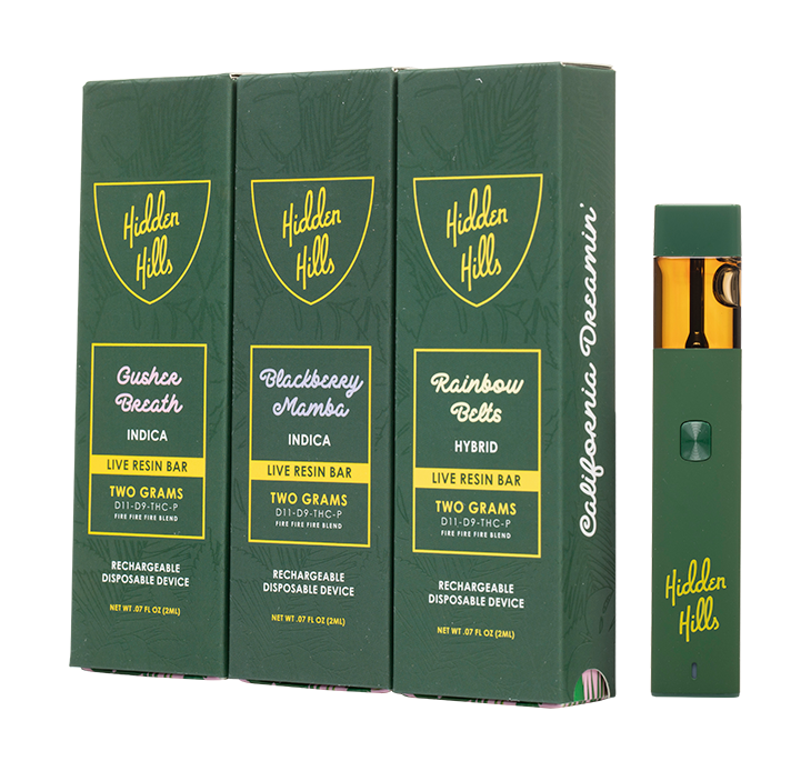 Hidden Hills Live Resin Disposable Vape kit